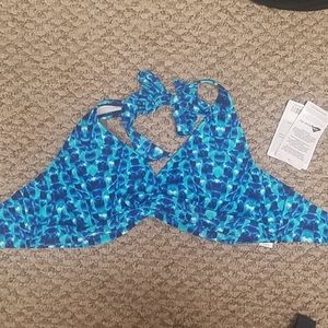 New with tags! Athleta tie dye halter bikini top